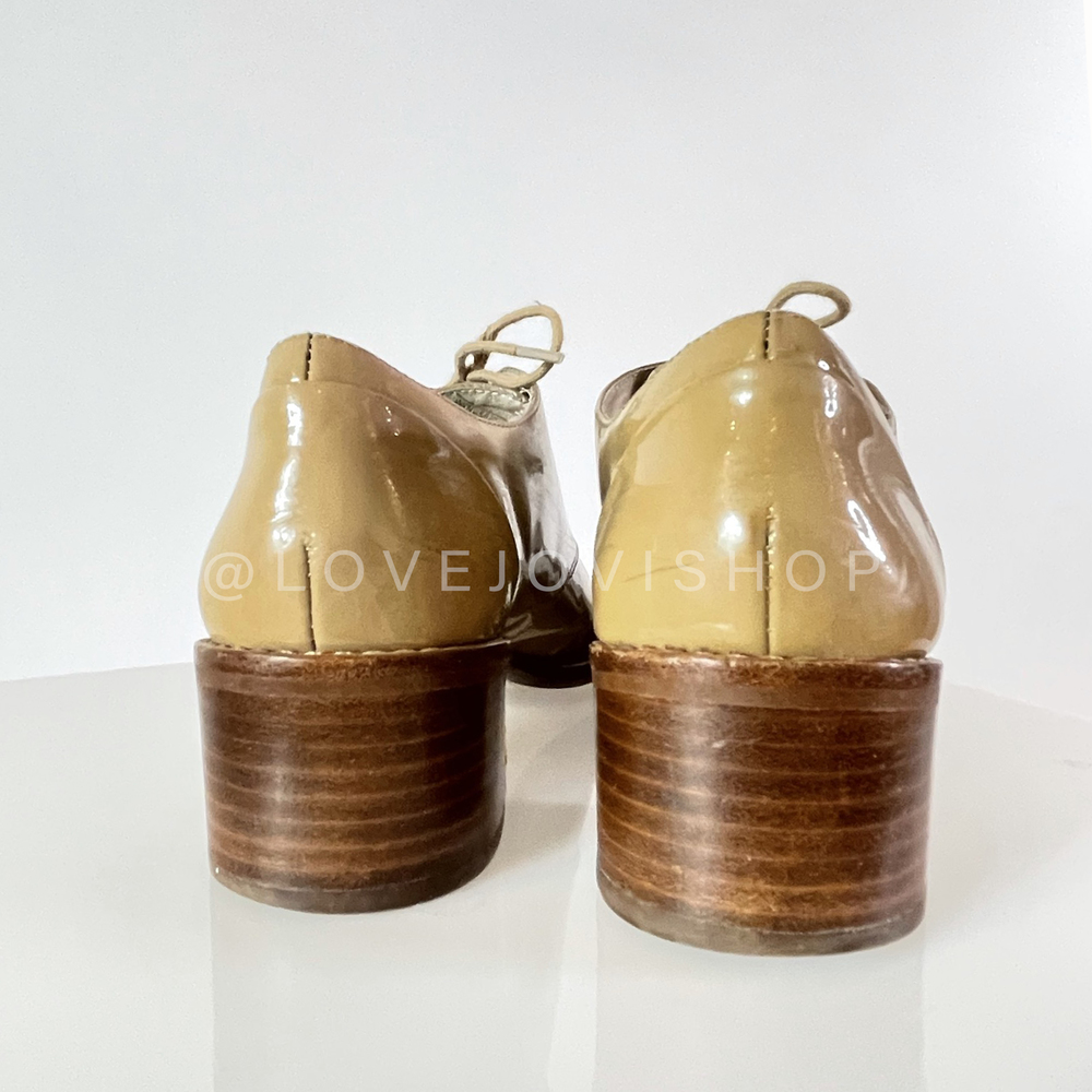 Academia | Louise et Cie Oxfords | Camel Patent Leather | Collegiate Prep - Picture 5 of 9